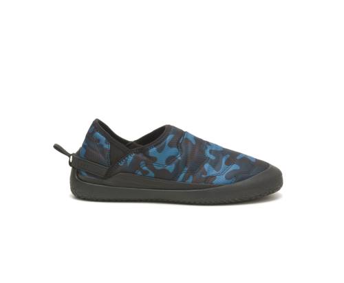 Caterpillar CAT Crossover Slip On Women's Casual Shoes Blue Camo | CAT-775KO