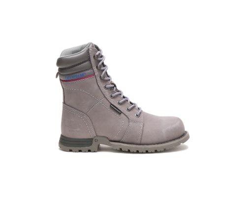 Caterpillar CAT Echo Waterproof Steel Toe Women's Work Boots Grey | CAT-807KT