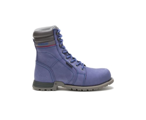 Caterpillar CAT Echo Waterproof Steel Toe Women's Work Boots Purple | CAT-861QK