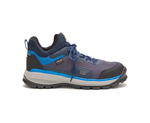 Caterpillar CAT Engage Alloy Toe Men's Sneakers Blue | CAT-023BS