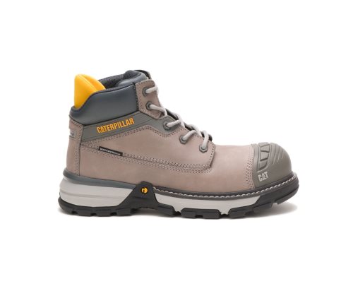 Caterpillar CAT Excavator Superlite Waterproof Nano Toe Women's Work Boots Skin / Grey | CAT-310BA