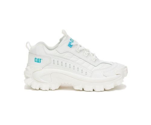 Caterpillar CAT Intruder Shoe Men's Casual Shoes Bright White / Blue | CAT-829ZS