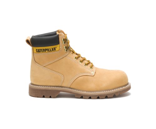 Caterpillar CAT Second Shift Steel Toe Men's Work Boots Brown | CAT-168CZ