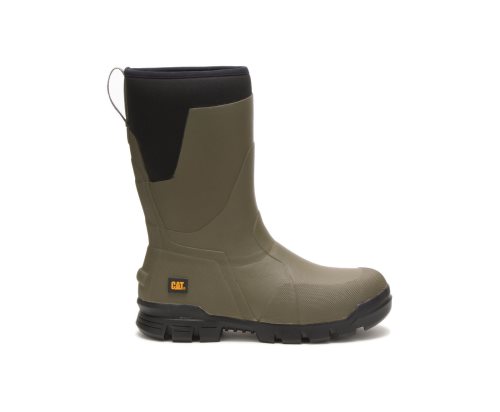 Caterpillar CAT Stormers 11" Boot Women's Rubber Boots Olive | CAT-985UV