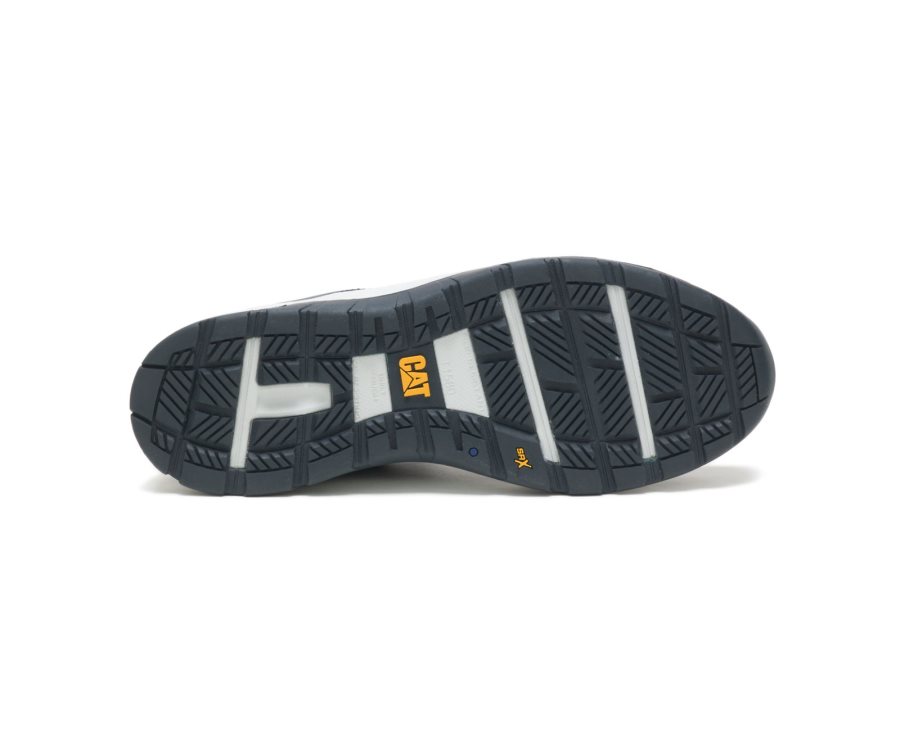 Caterpillar CAT Bolt Alloy Toe Men's Sneakers Navy / Yellow | CAT-093RS