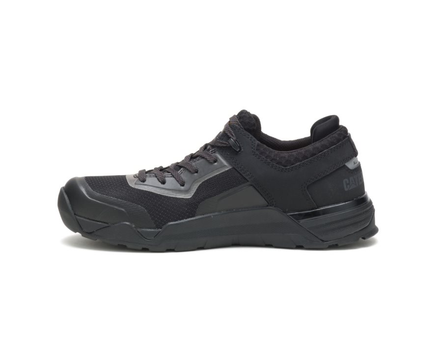 Caterpillar CAT Bolt Alloy Toe Men's Sneakers Black | CAT-739AF