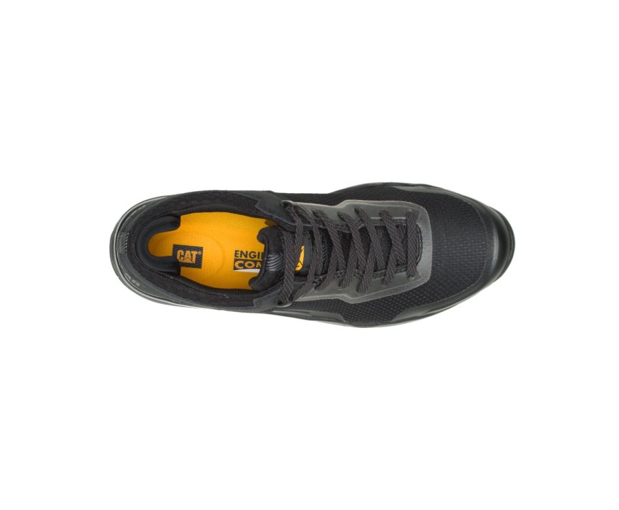 Caterpillar CAT Bolt Alloy Toe Men's Sneakers Black | CAT-739AF