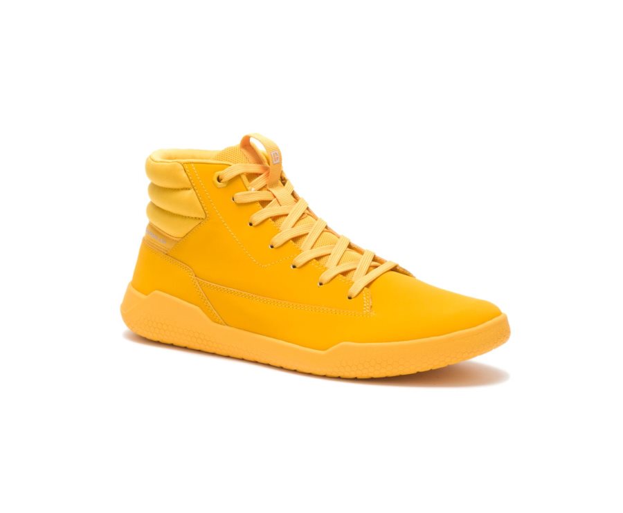 Caterpillar CAT CODE Hex Hi Men's Sneakers Yellow | CAT-713SL