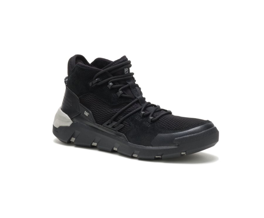 Caterpillar CAT Crail Mid Shoe Men's Sneakers Black | CAT-625KL