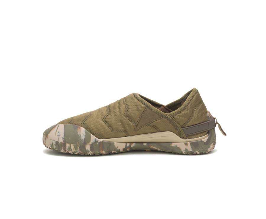 Caterpillar CAT Crossover Slip On Men's Casual Shoes Dark Olive | CAT-829KO