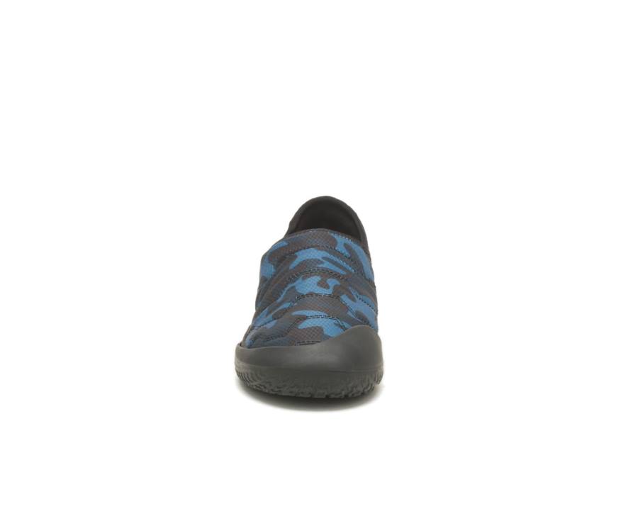 Caterpillar CAT Crossover Slip On Women's Casual Shoes Blue Camo | CAT-775KO