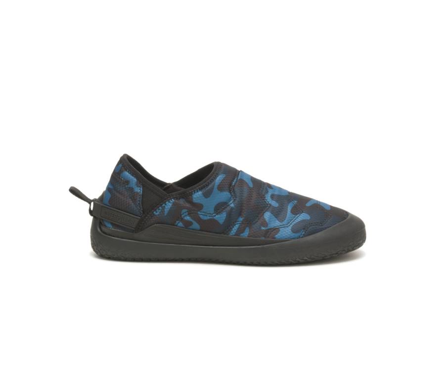 Caterpillar CAT Crossover Slip On Women\'s Casual Shoes Blue Camo | CAT-775KO