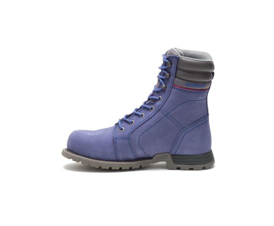 Caterpillar CAT Echo Waterproof Steel Toe Women's Work Boots Purple | CAT-861QK