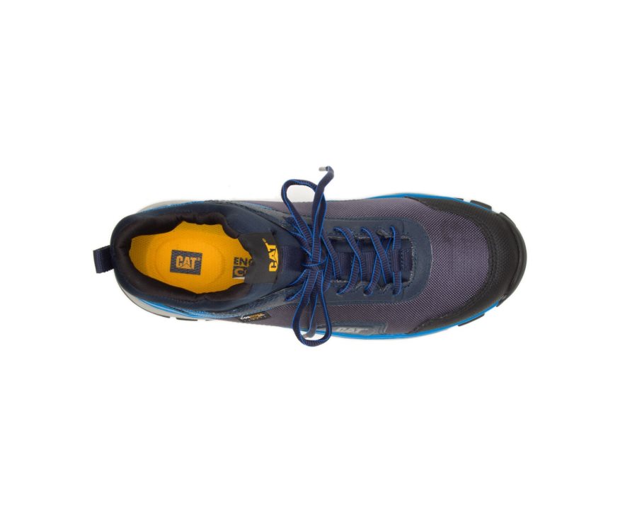 Caterpillar CAT Engage Alloy Toe Men's Sneakers Blue | CAT-023BS