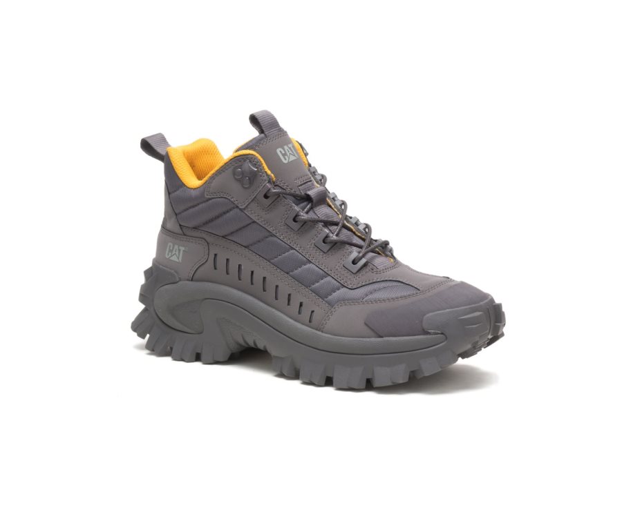 Caterpillar CAT Intruder Mid Women's Sneakers Grey | CAT-629UR