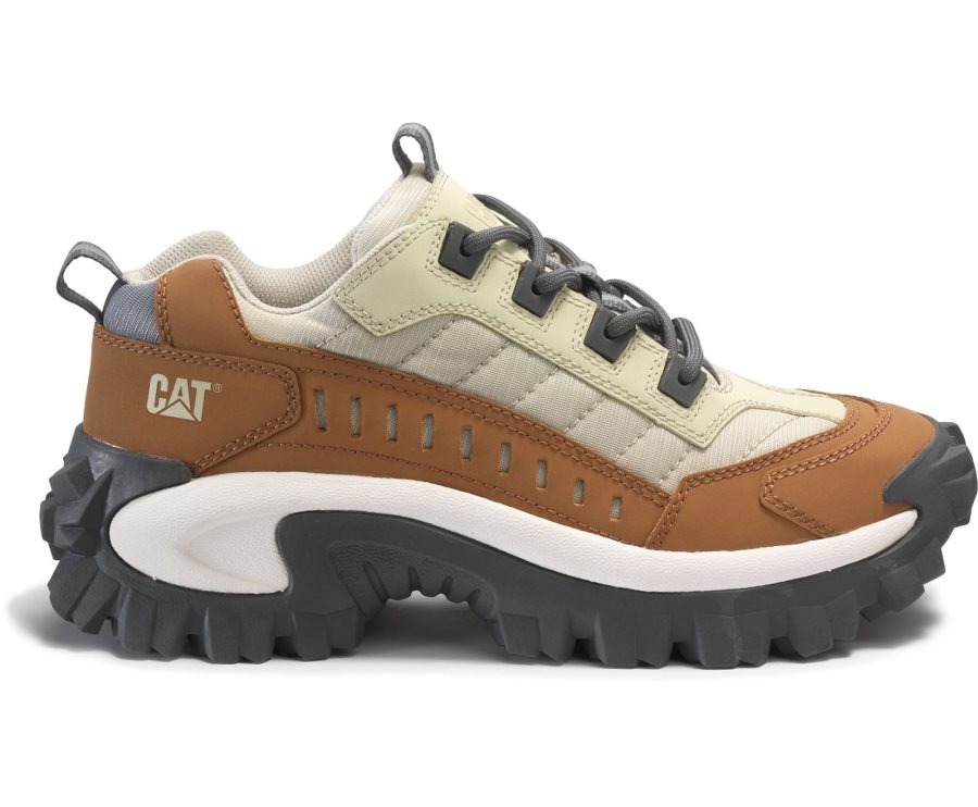 Caterpillar CAT Intruder Shoe Men\'s Casual Shoes Brown / Beige | CAT-183YQ