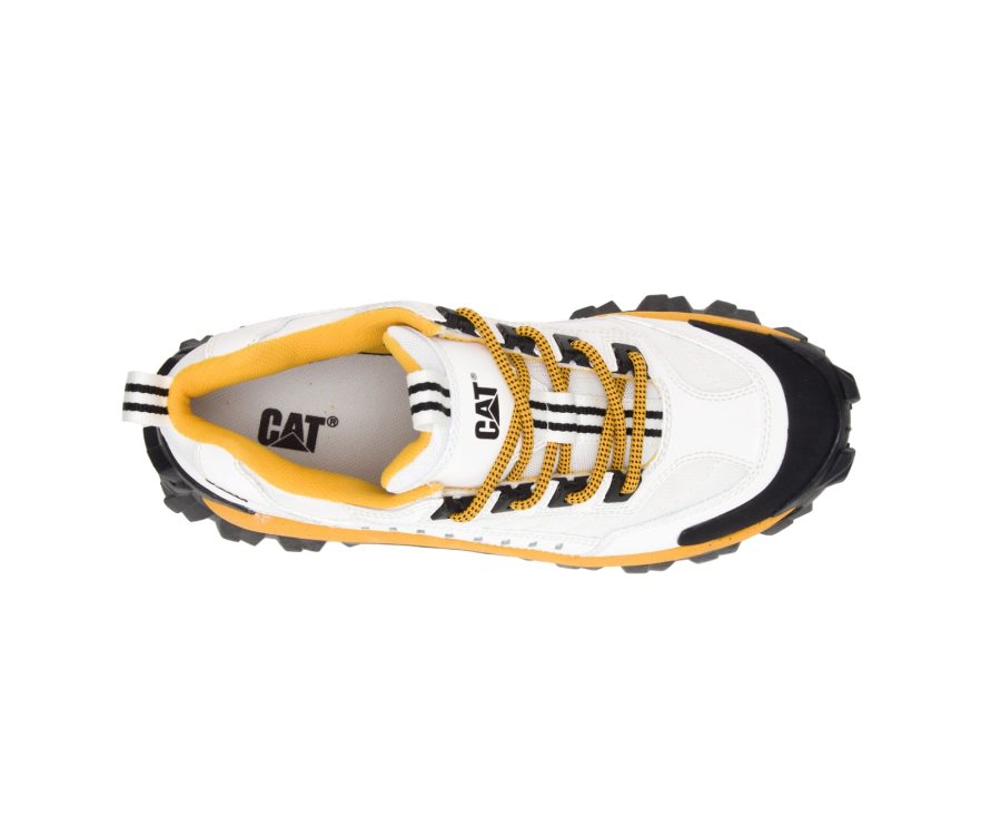 Caterpillar CAT Intruder Shoe Men's Casual Shoes White / Yellow | CAT-493ZM