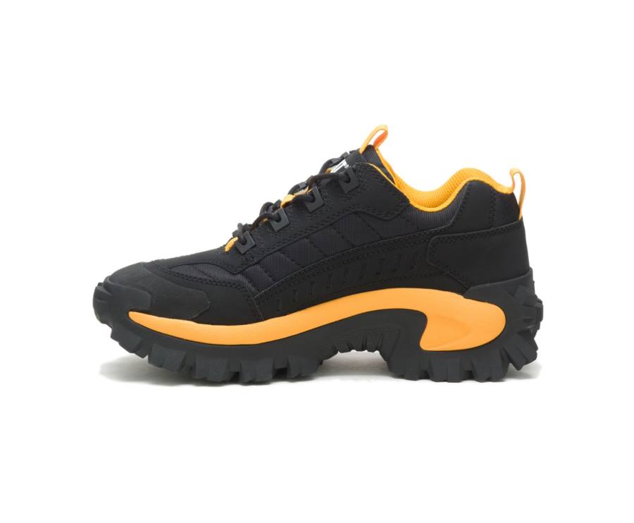 Caterpillar CAT Intruder Shoe Men's Casual Shoes Black / Yellow | CAT-821KO