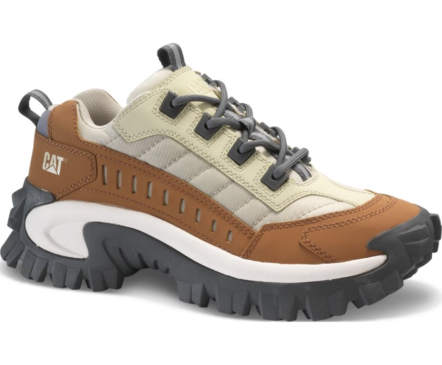 Caterpillar CAT Intruder Shoe Women's Casual Shoes Brown / Beige | CAT-408SM