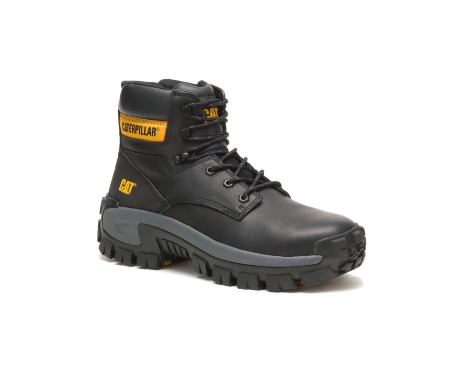 Caterpillar CAT Invader Hi Steel Toe Men's Work Boots Black | CAT-856QU