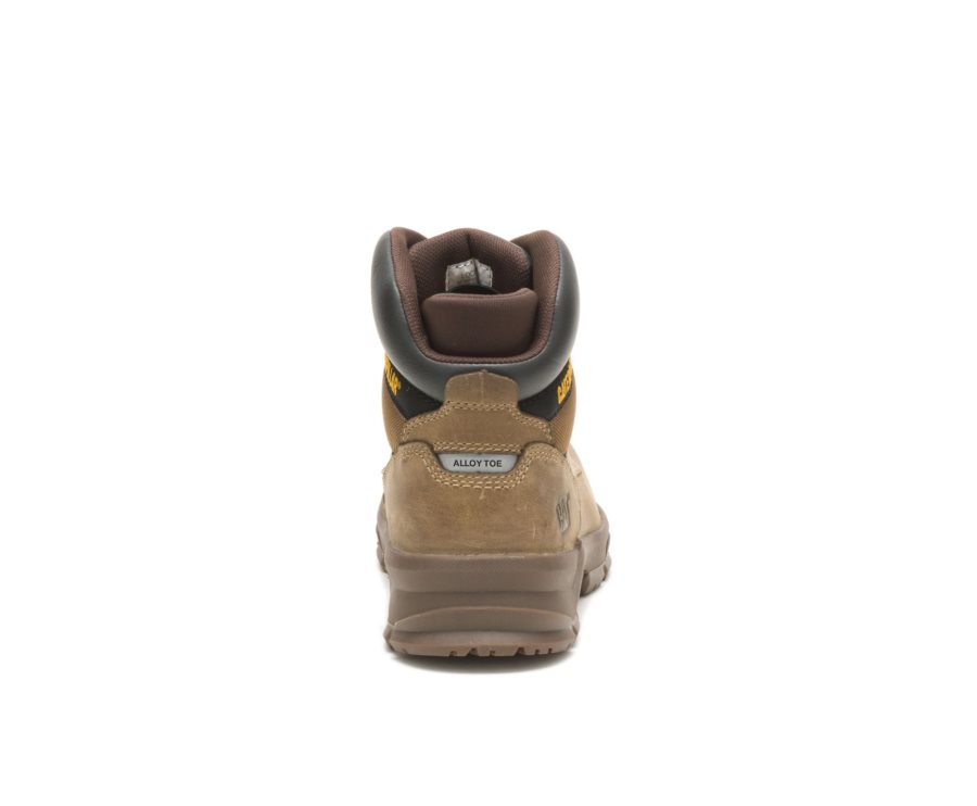 Caterpillar CAT Mobilize Alloy Toe Men's Work Boots Brown | CAT-579LR