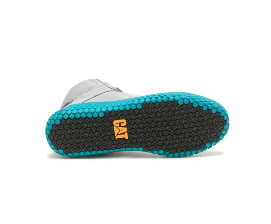 Caterpillar CAT ProRush All Day Mid Women's Sneakers Grey / Blue | CAT-756KO