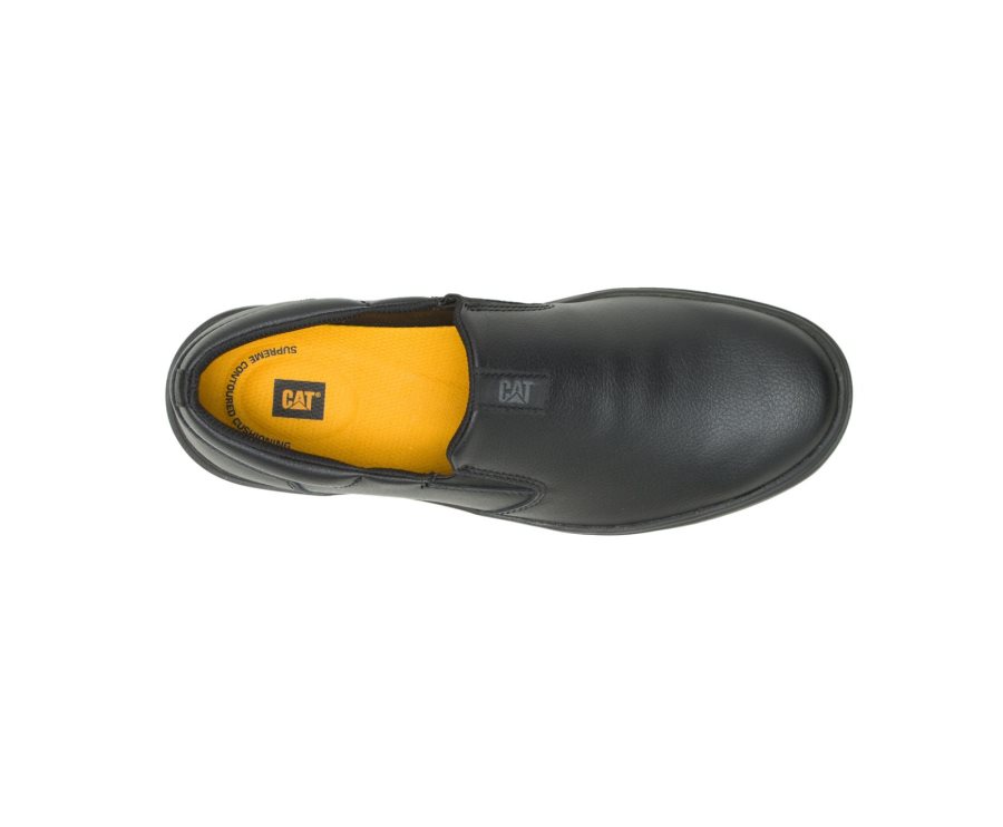 Caterpillar CAT ProRush SR+ Slip On Men's Casual Shoes Black | CAT-154AV