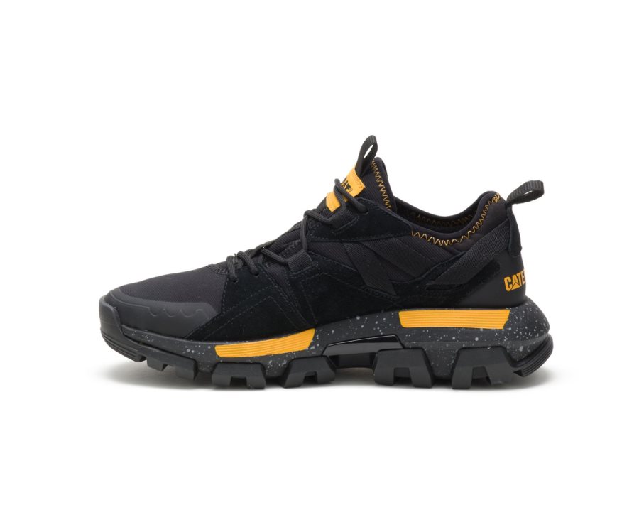 Caterpillar CAT Raider Sport Men's Sneakers Black / Yellow | CAT-821IE