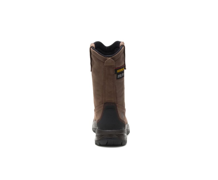 Caterpillar CAT Spur Steel Toe Men's Work Boots Brown | CAT-342KM