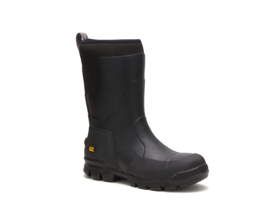 Caterpillar CAT Stormers 11" Steel Toe Women's Work Boots Black | CAT-961DE