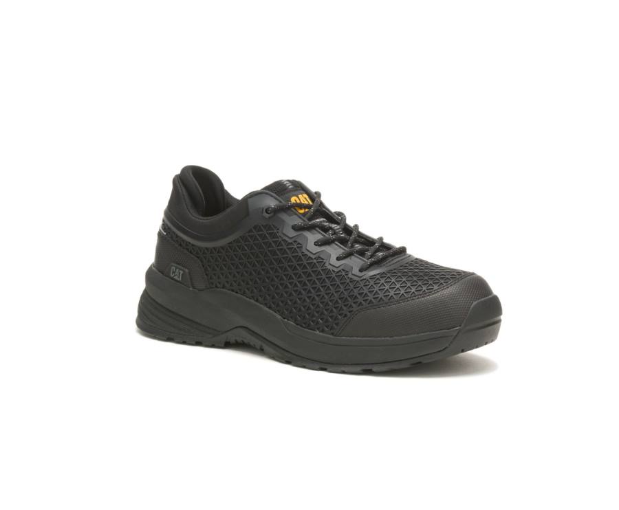 Caterpillar CAT Streamline 2.0 Composite Toe Men's Work Shoes Black / Black | CAT-808KO