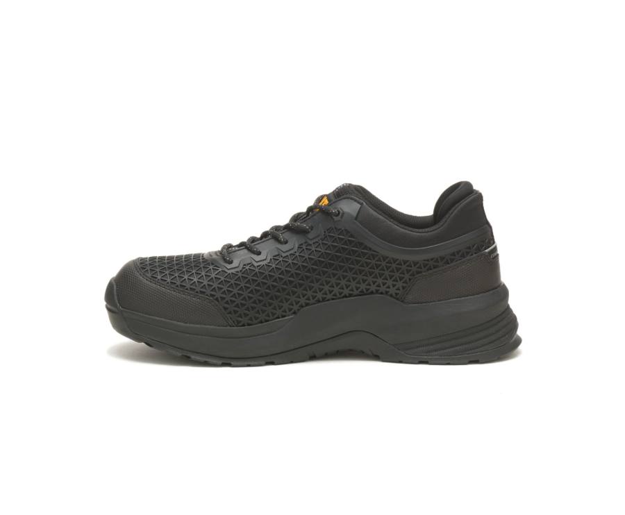 Caterpillar CAT Streamline 2.0 Composite Toe Men's Work Shoes Black / Black | CAT-808KO