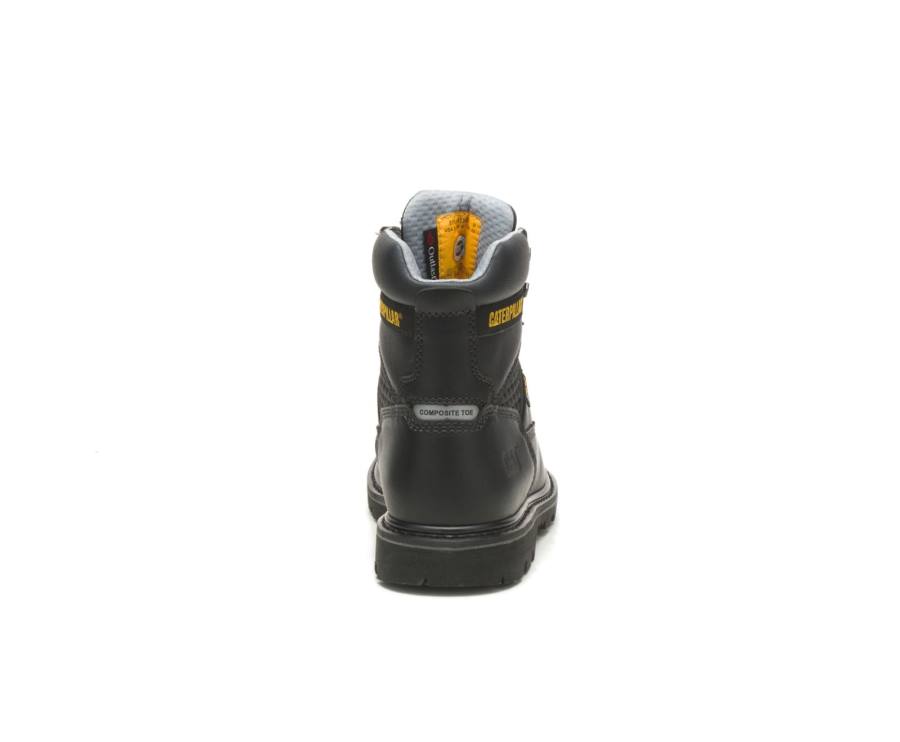 Caterpillar CAT Structure Cool Composite Toe Men's Work Boots Black | CAT-786KO