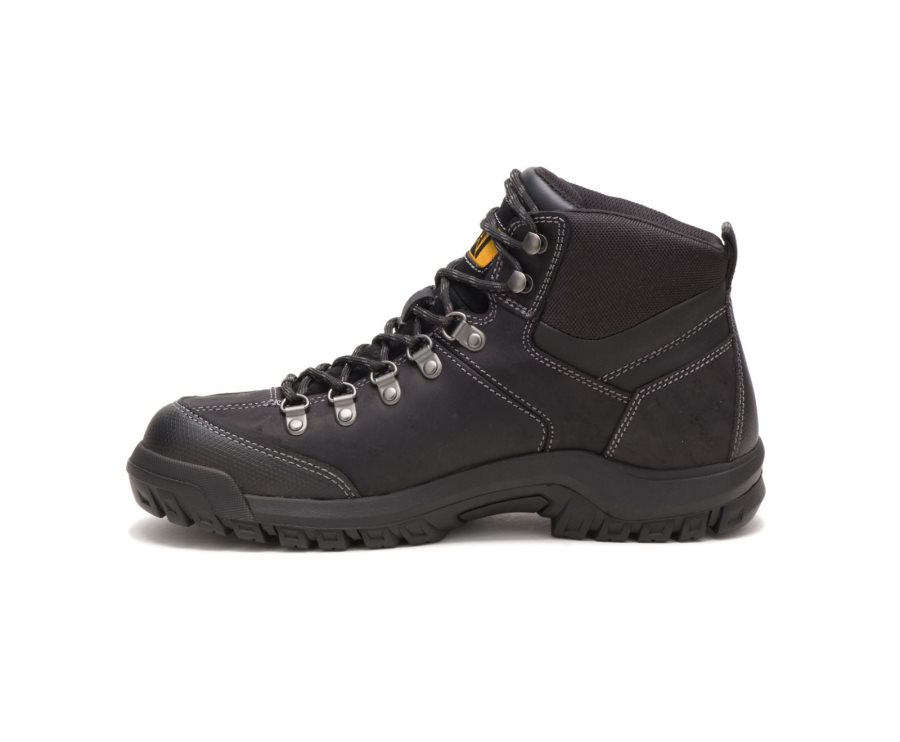 Caterpillar CAT Threshold Waterproof Men's Work Boots Black | CAT-428TU