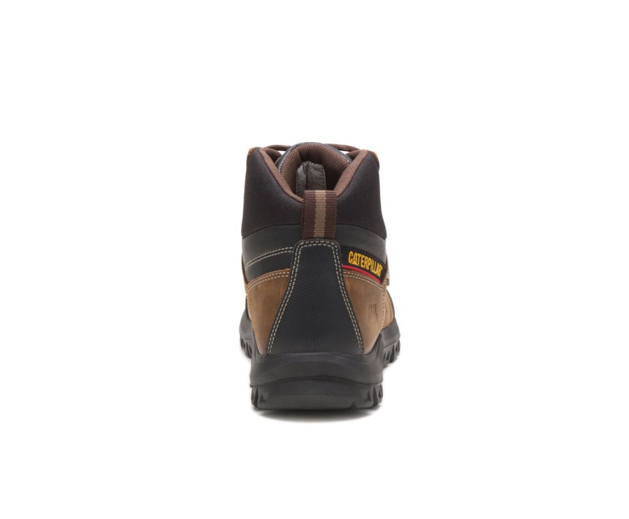 Caterpillar CAT Threshold Waterproof Men's Work Boots Brown | CAT-758XL